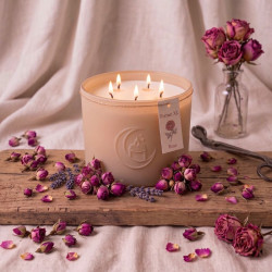 Bougie parfumée - Rose