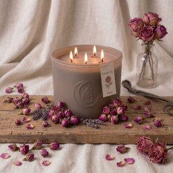 Bougie parfumée - Rose